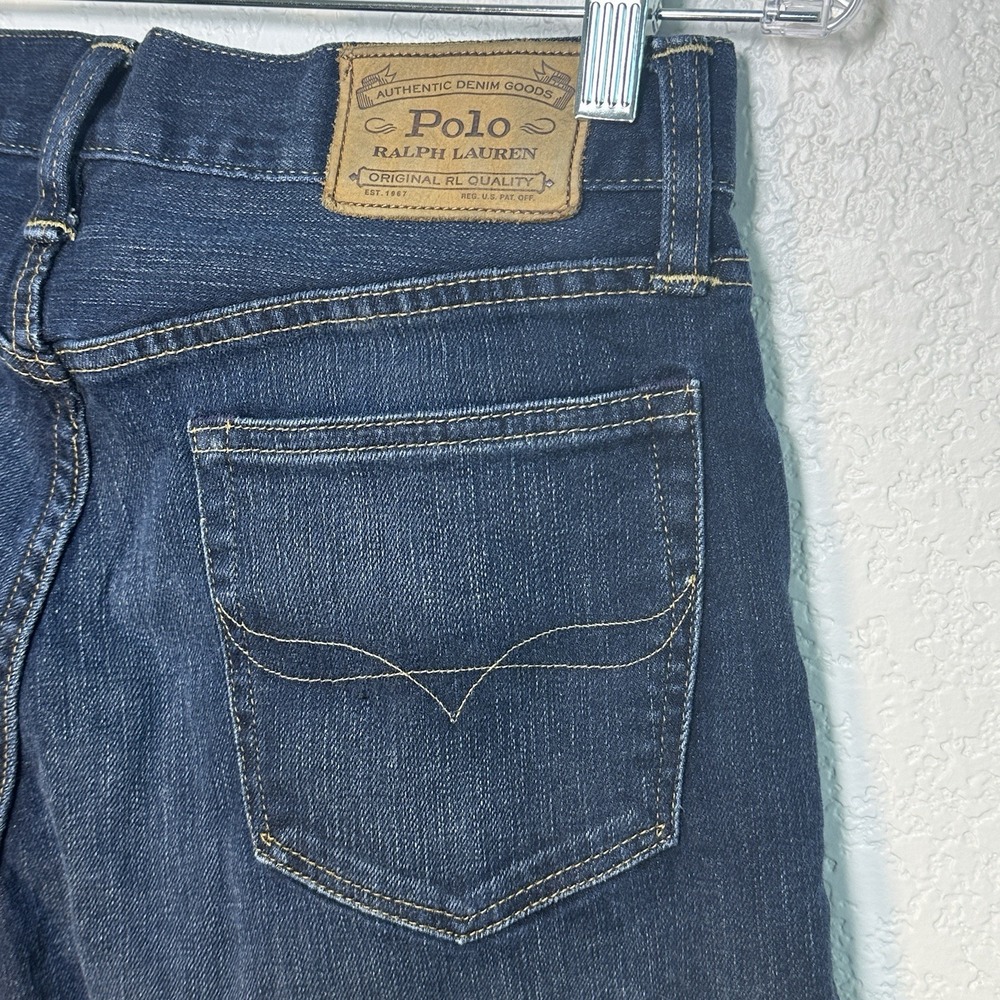 Polo Ralph Lauren Hampton Relaxed Cut-Offs Denim 8" Inseam Men's 30 Distressed - Picture 6 of 12